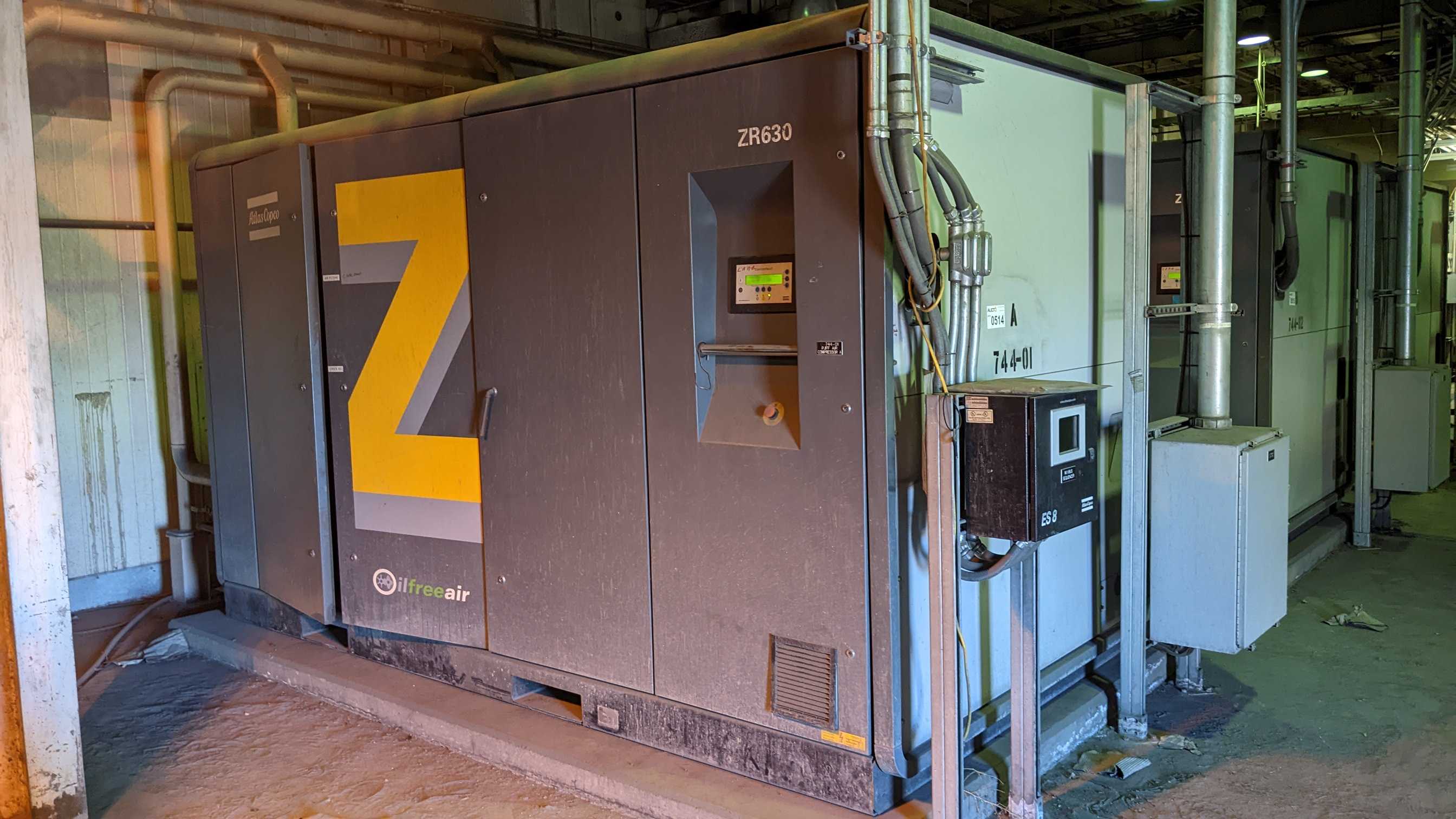 ATLAS COPCO ZR630 AIR COMPRESSOR - AIR COMPRESSORS