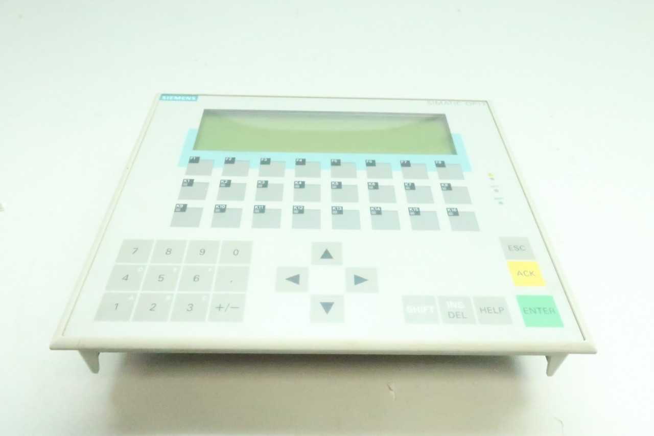 SIEMENS 6AV3 6171JC300AX1 SIMATIC OPERATOR INTERFACE PANEL - AUTOMATION & CONTROLS