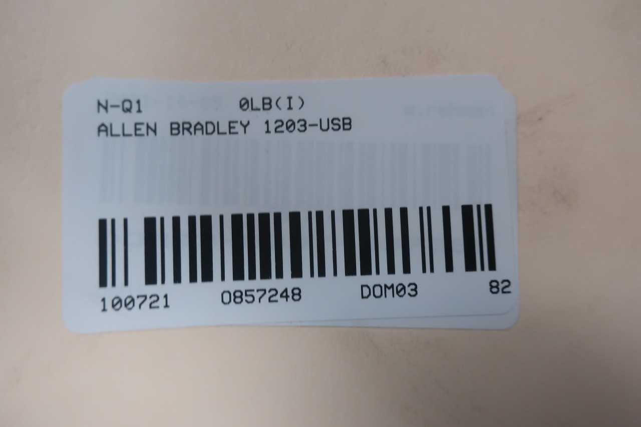 ALLEN BRADLEY 1203-USB USB CONVERTER - AUTOMATION & CONTROLS