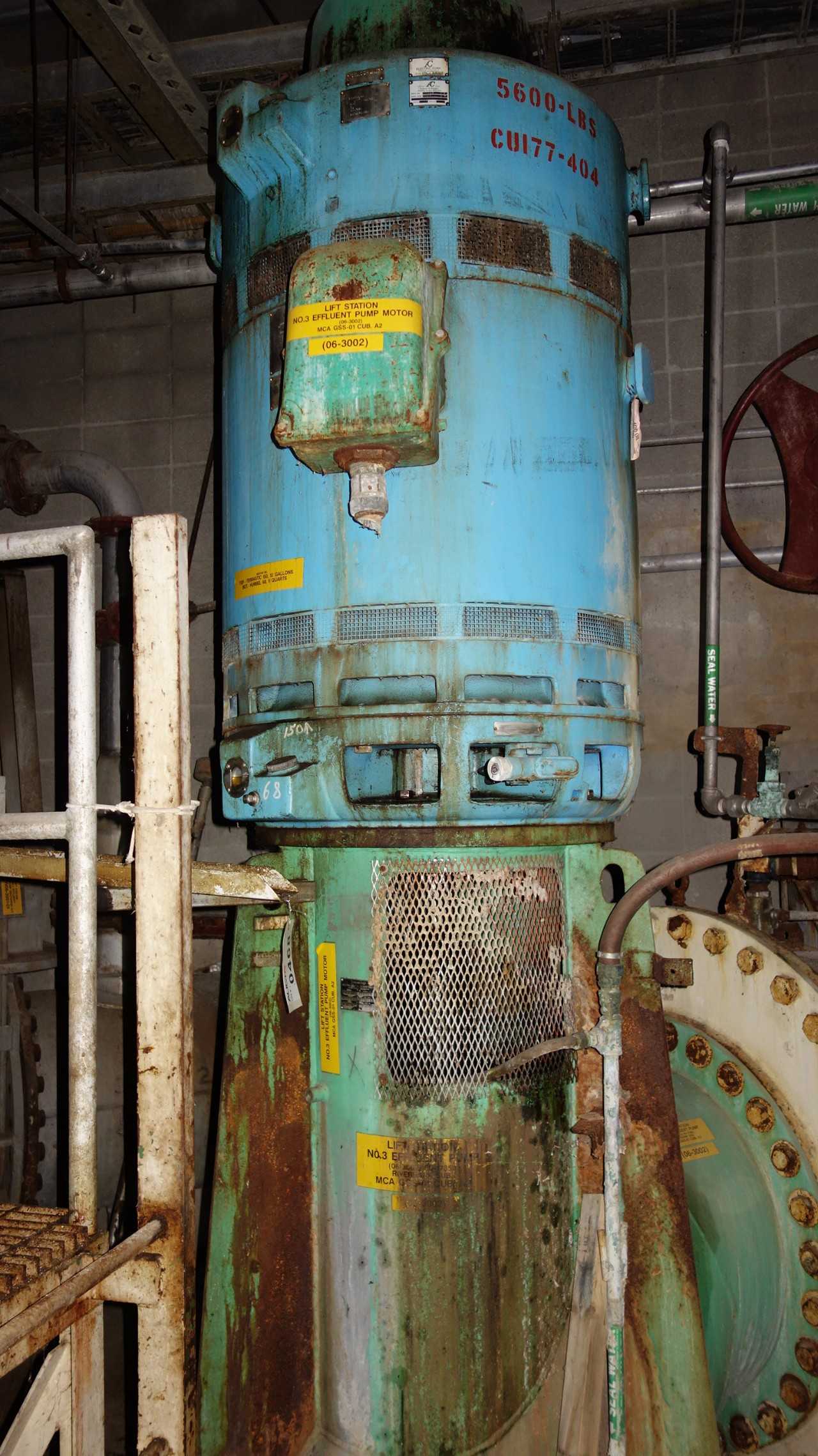 JOHNSTON JPC 30LS 400HP VERTICAL PUMP MOTOR - ELECTRIC MOTORS