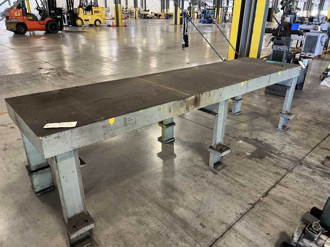 metal work bench 120" x 30" - PLANT & FACILITY EQUIPMENT
