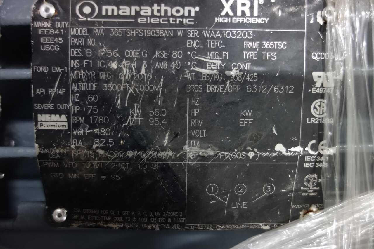 MARATHON ELECTRIC MOTOR - ELECTRIC MOTORS