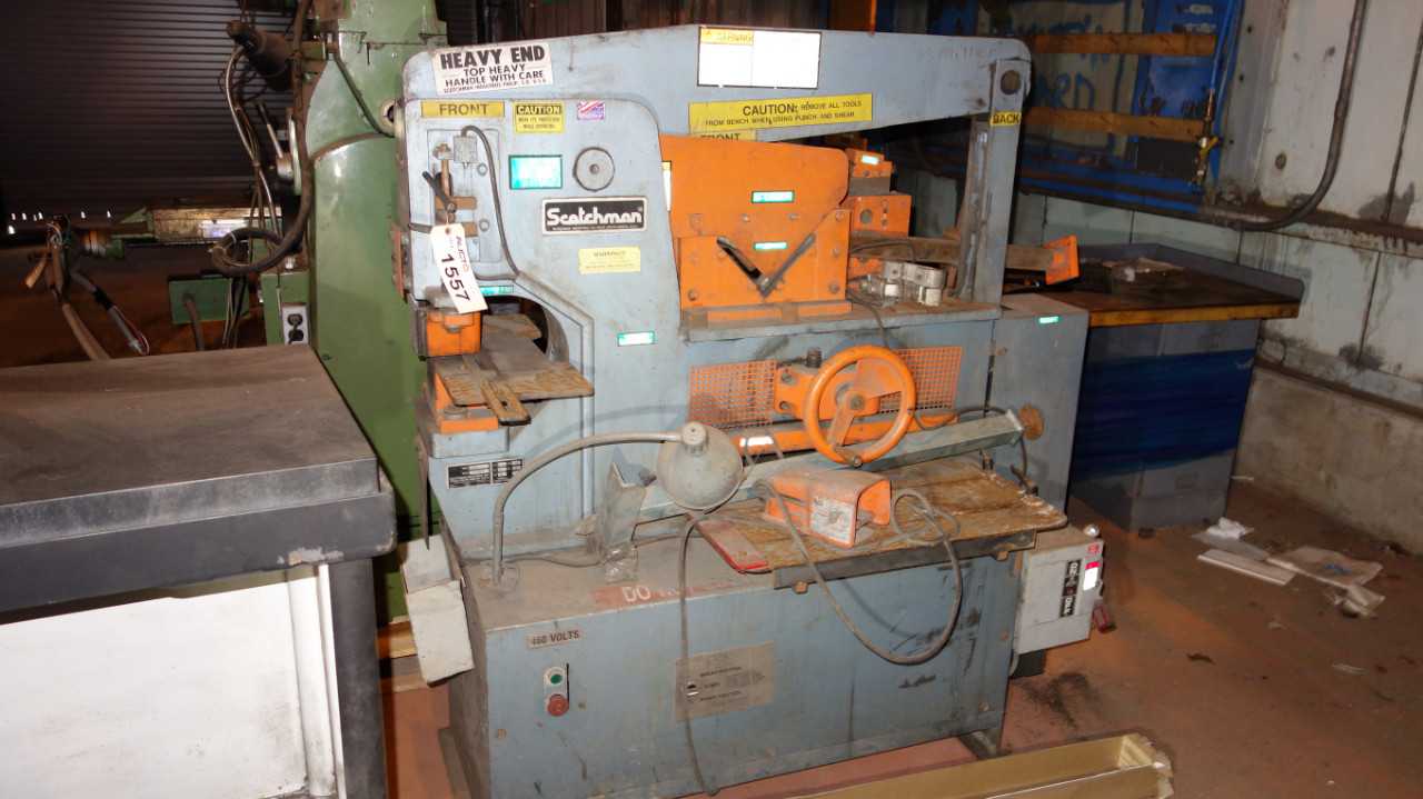 SCOTCHMAN 6509 65TON IRONWORKER 460V - ELECTRIC MOTORS