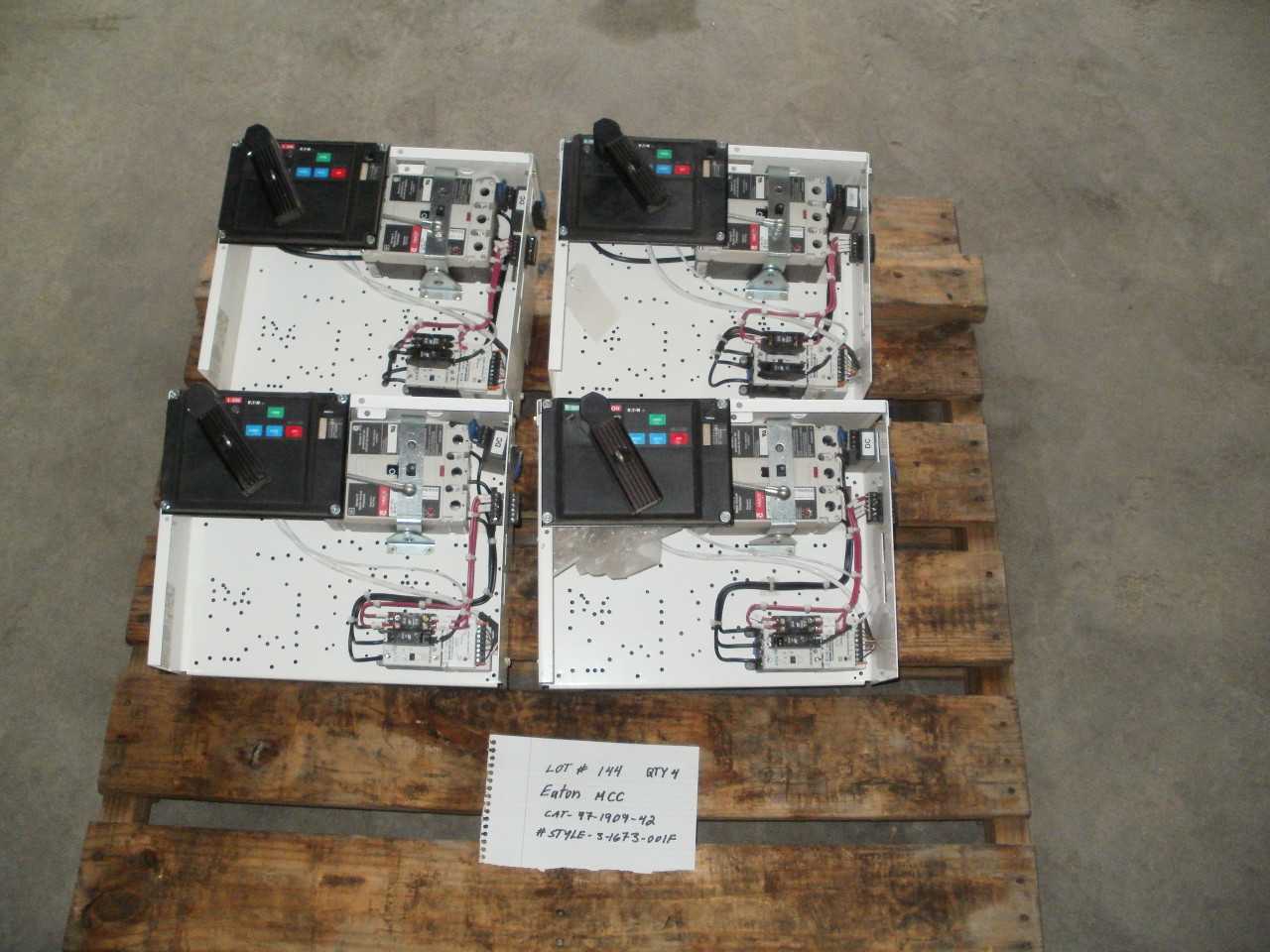 Eaton MCC CAT # 97-1909-42 - MOTOR CONTROL CENTERS