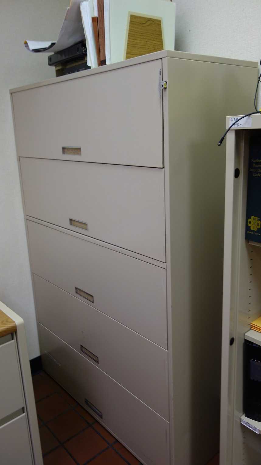 LOT OF FURNITURE, DESK, CHAIR, CABINET - PLANT & FACILITY