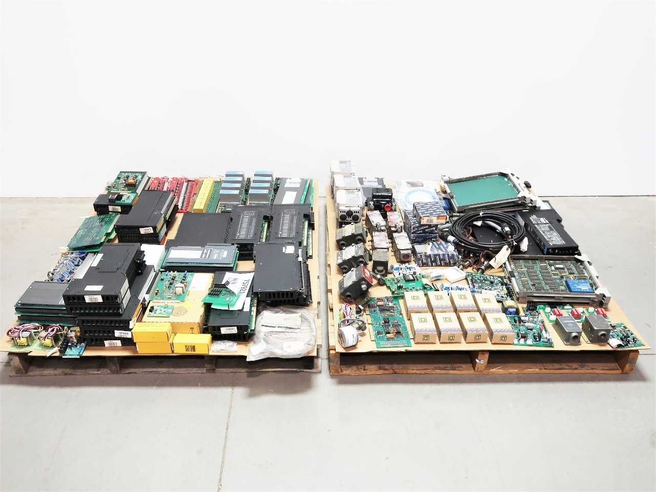 2 PALLETS OF ASSORTED ELECTRICAL AUTOMATION AND CONTROLS - ELECTRICAL COMPONENTS