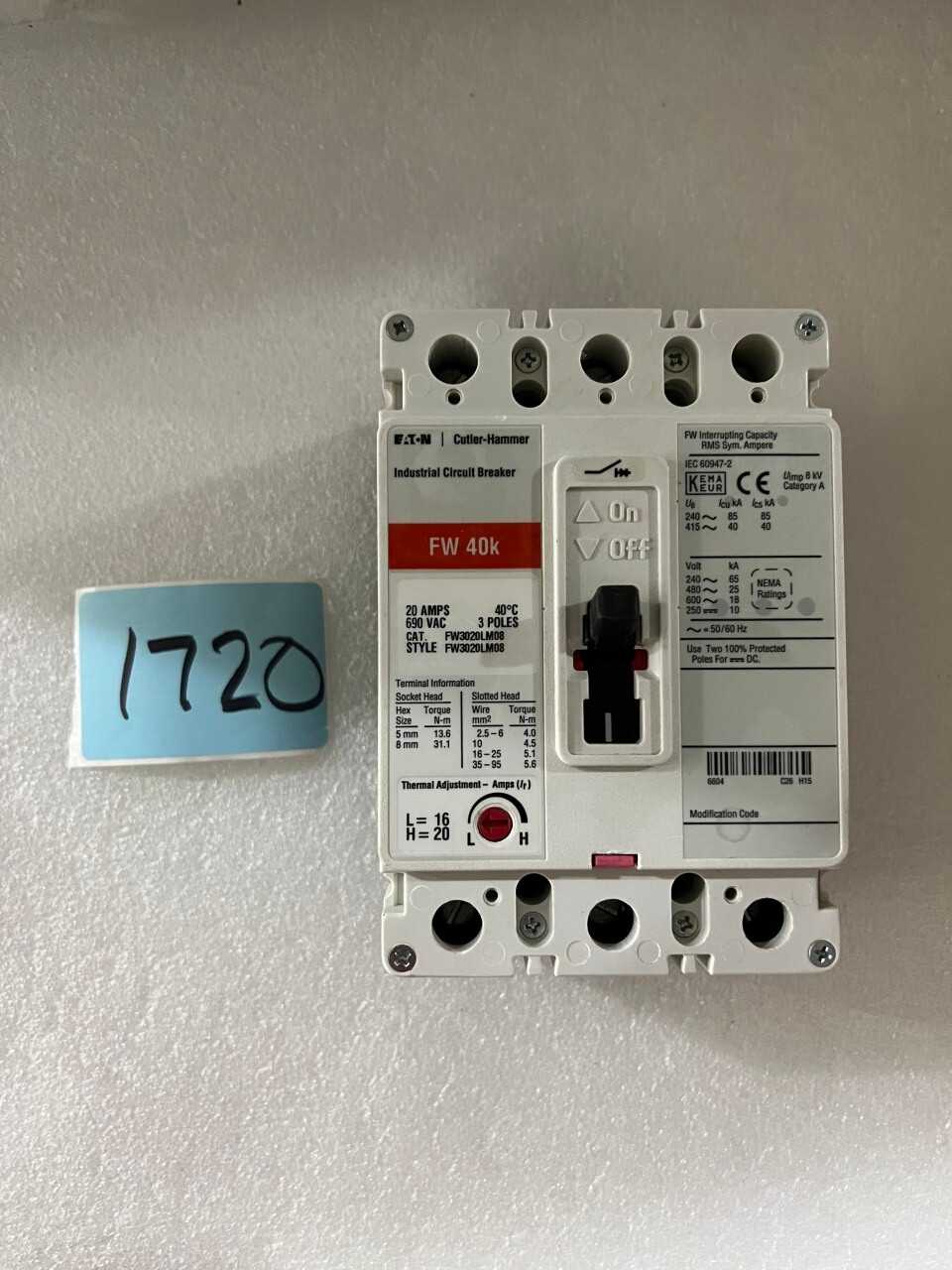 CIRCUIT BREAKER - CIRCUIT BREAKERS