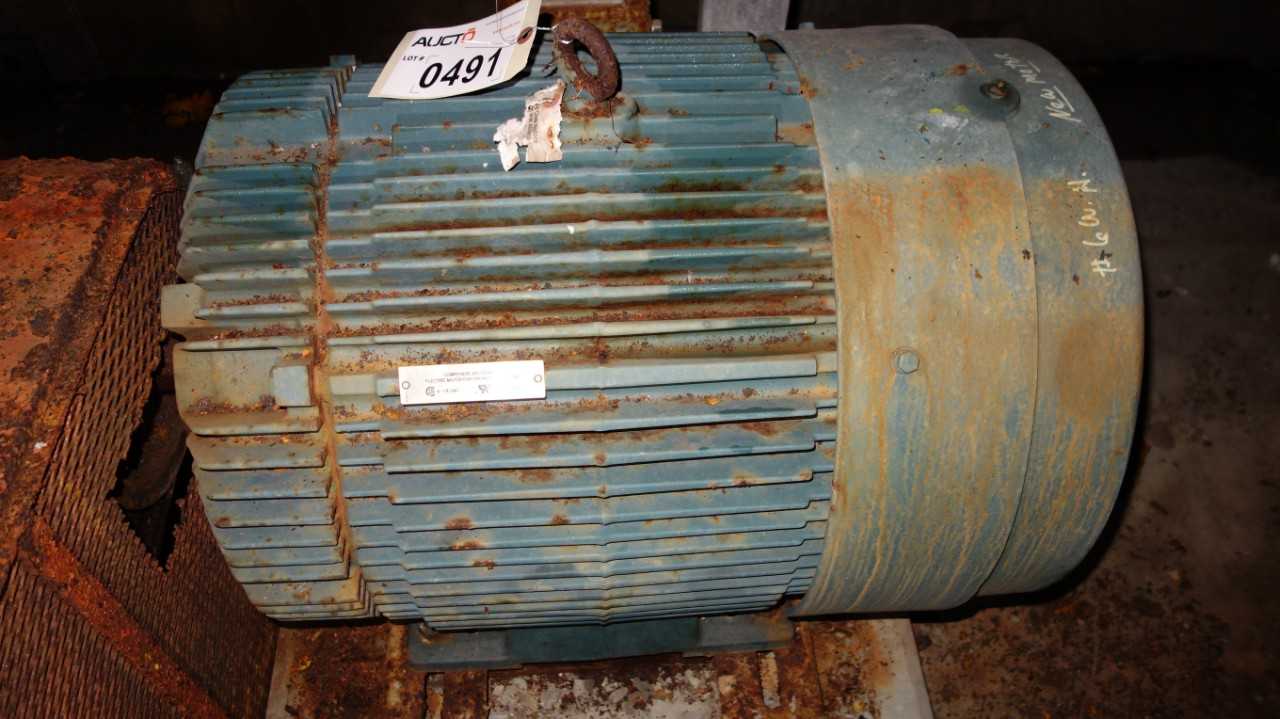 RELIANCE AC ELECTRIC  MOTOR 405T 100HP 460V-AC - ELECTRIC MOTORS