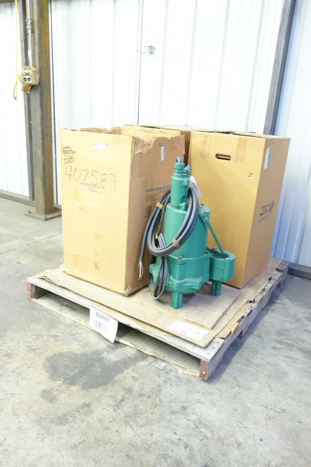 LOT OF 4 PENTAIR HYDROMATIC SUBMERSIBLE PUMPS - PUMPS