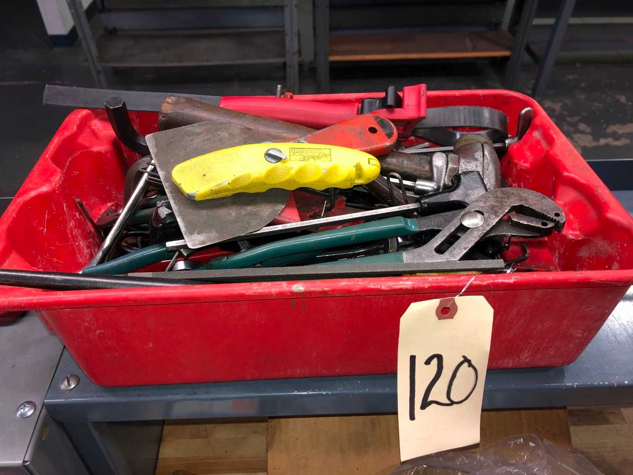 Bin of Misc. Hand Tools, Etc. - ELECTRIC POWER TOOLS