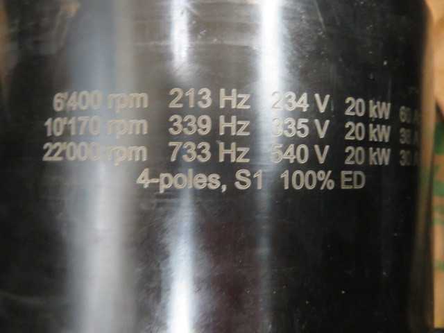 IBAG HIGH FREQUENCY MOTOR SPINDLE, ip to 22,000 RPM - MISCELLANEOUS
