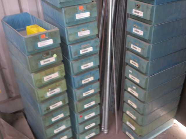 Cabinet with contents and all boxes and contents shown - MISCELLANEOUS