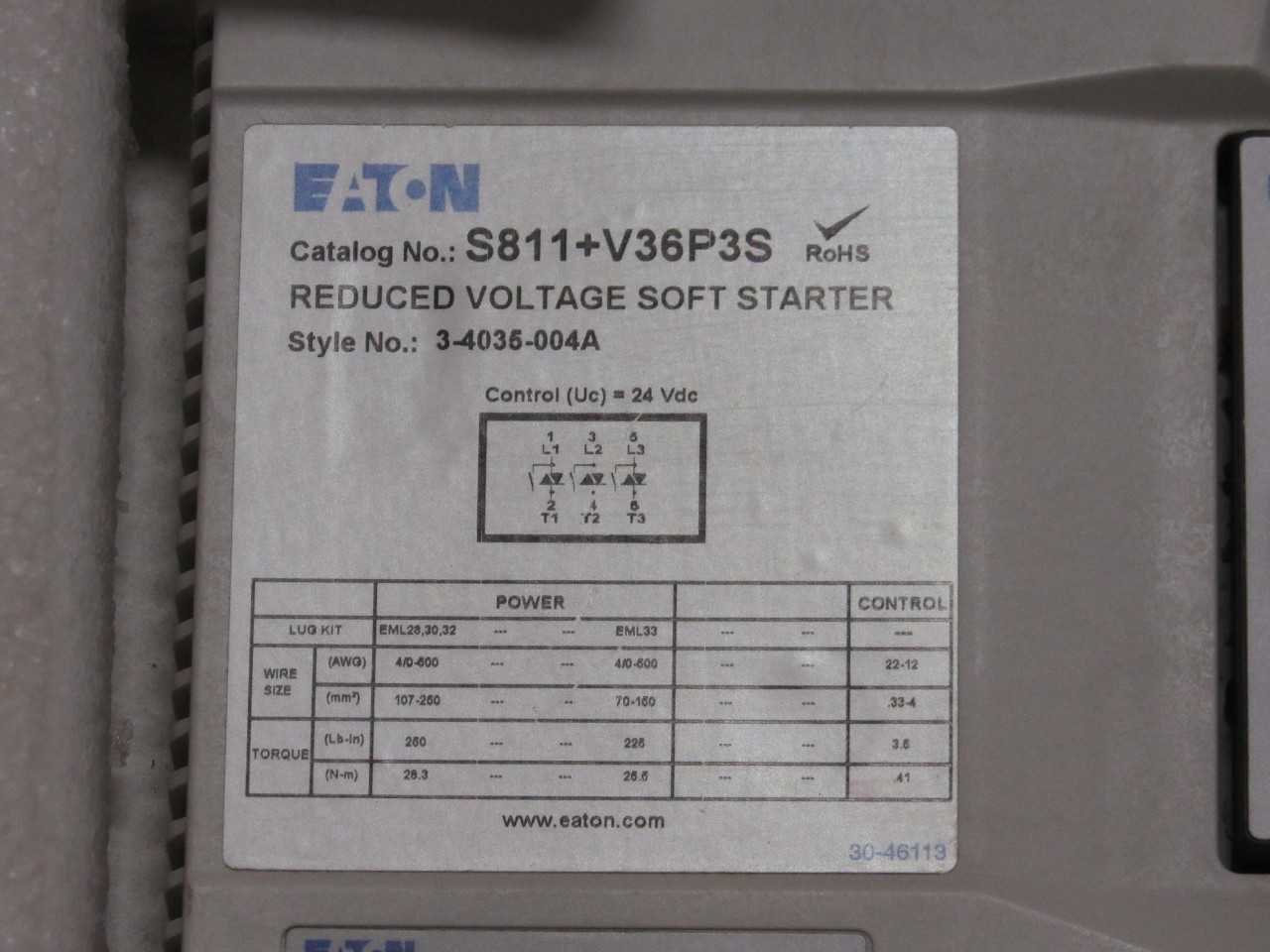 Eaton Soft Starter - MOTOR STARTERS