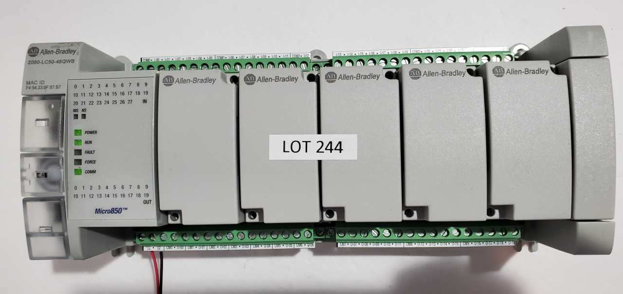 Allen Bradley Micro 850 2080-LC50-48QWB PLC - AUTOMATION & CONTROLS Allen Bradley Micro 850 2080-LC50-48QWB PLC - AUTOMATION & CONTROLS