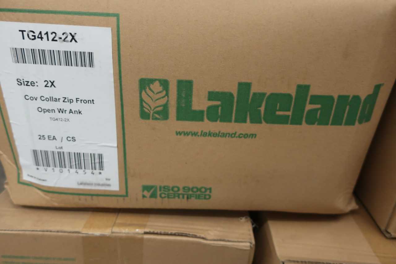 PALLET OF LAKELAND INDUSTRIES DISPOSABLE COLLAR ZIP COVERALL - LAB & SCIENTIFIC
