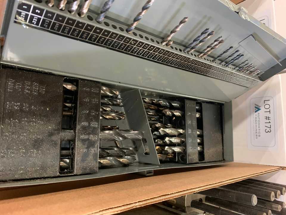 Drill Bit Set (Incomplete) - MACHINING EQUIPMENT PARTS Drill Bit Set (Incomplete) - MACHINING EQUIPMENT PARTS