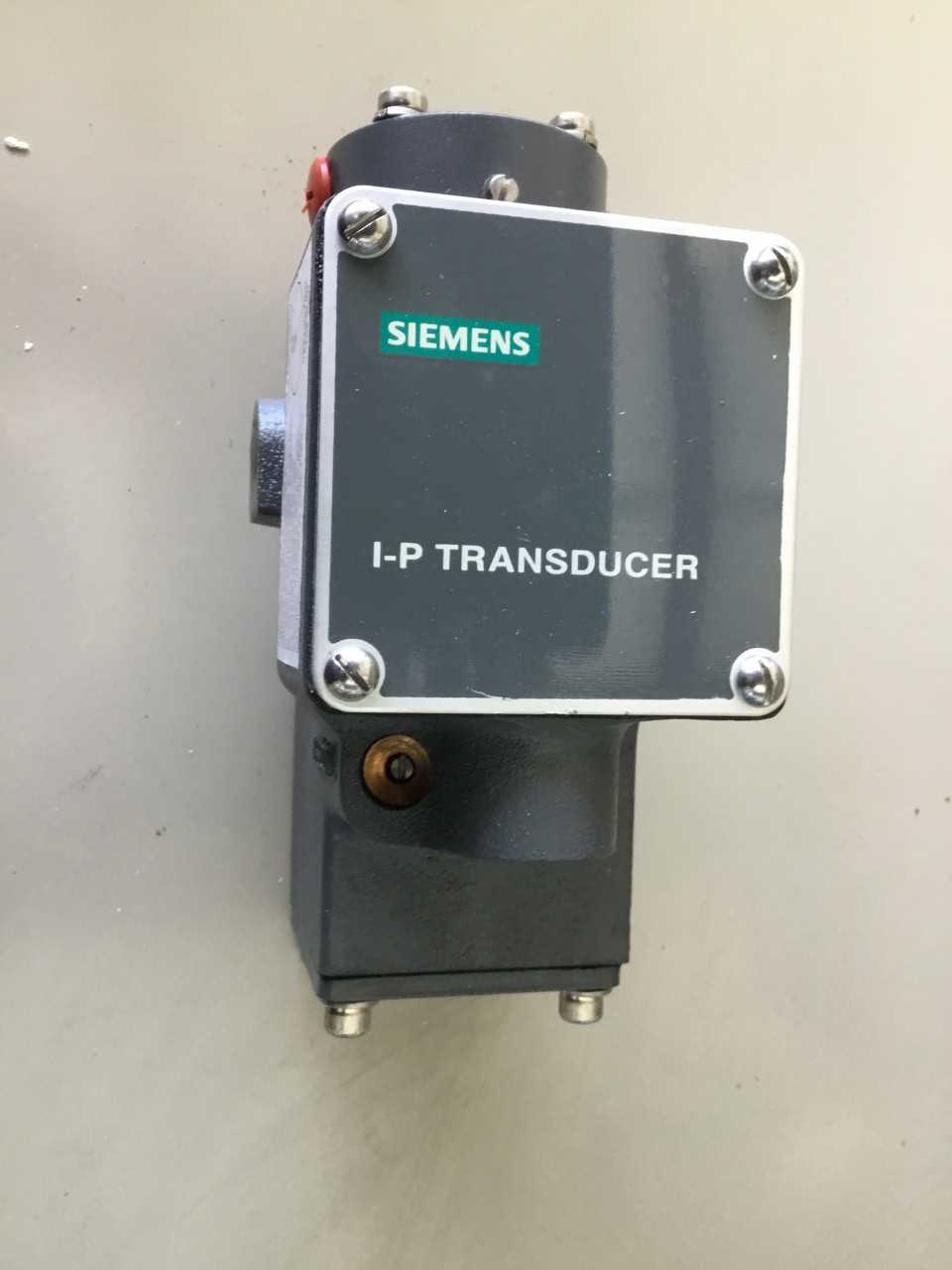 Siemens I-P Transducer - INSTRUMENTATION