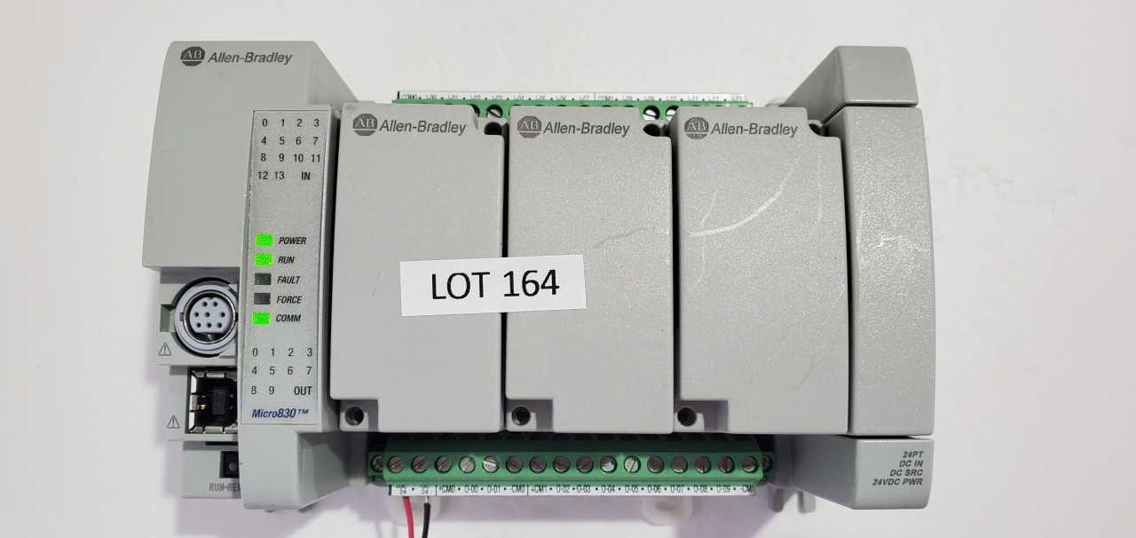 Allen Bradley Micro 830  2080-LC30-24QBB PLC - AUTOMATION & CONTROLS