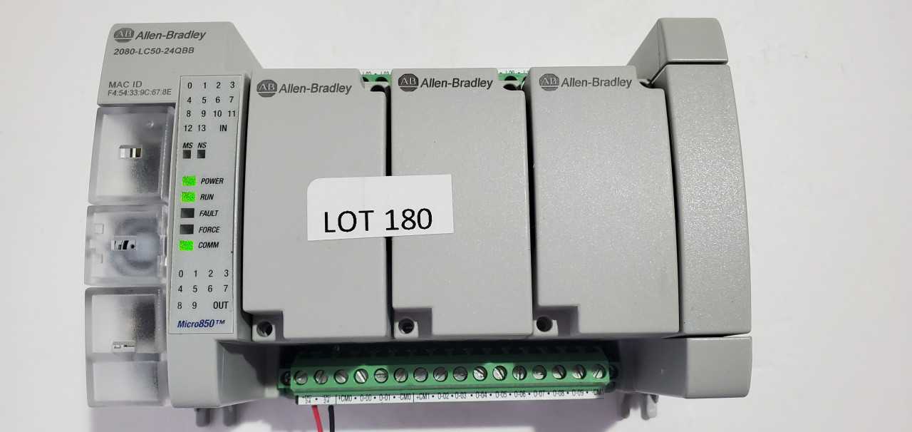 Allen Bradley Micro 850 2080-LC50-24QBB PLC - AUTOMATION & CONTROLS Allen Bradley Micro 850 2080-LC50-24QBB PLC - AUTOMATION & CONTROLS