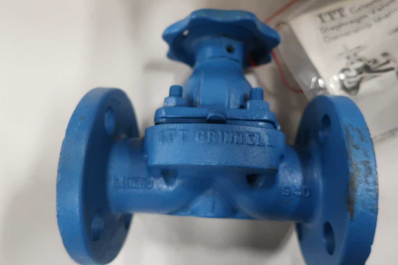 LOT OF 2 ITT GRINNELL 1IN DIAPHRAGM VALVES 2538-2-V - DIAPHRAGM VALVE