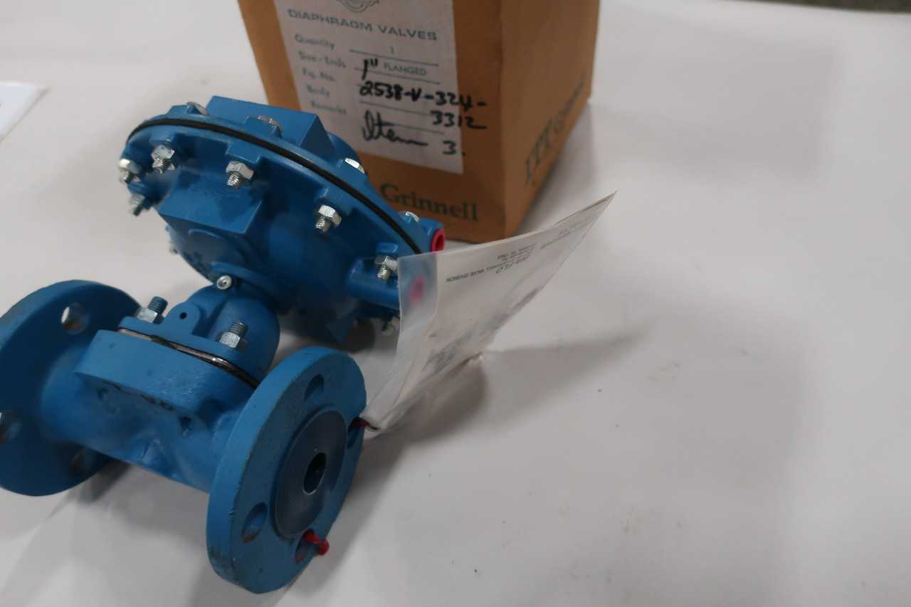ITT GRINNELL 1IN DIAPHRAGM VALVE 2538-V-324-3312 - DIAPHRAGM VALVE