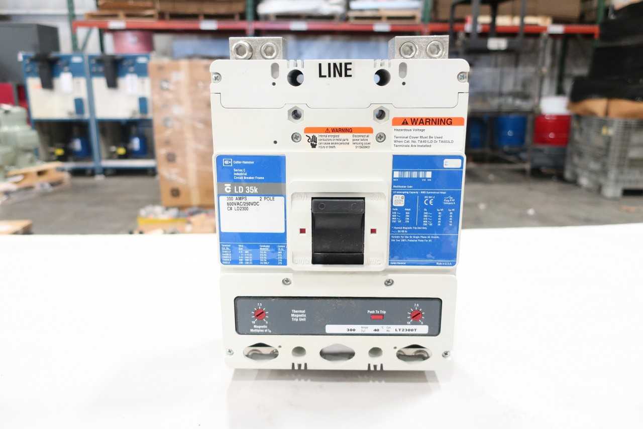 CUTLER-HAMMER LD2300 CIRCUIT BREAKER 300AMP 600VAC - MISCELLANEOUS