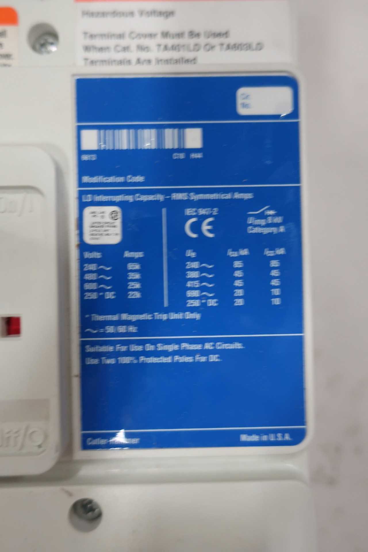 CUTLER-HAMMER LD2300 CIRCUIT BREAKER 300AMP 600VAC - MISCELLANEOUS