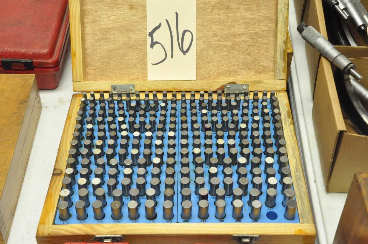 No Name .251 - .500 Pin Gage Set - ELECTRIC POWER TOOLS