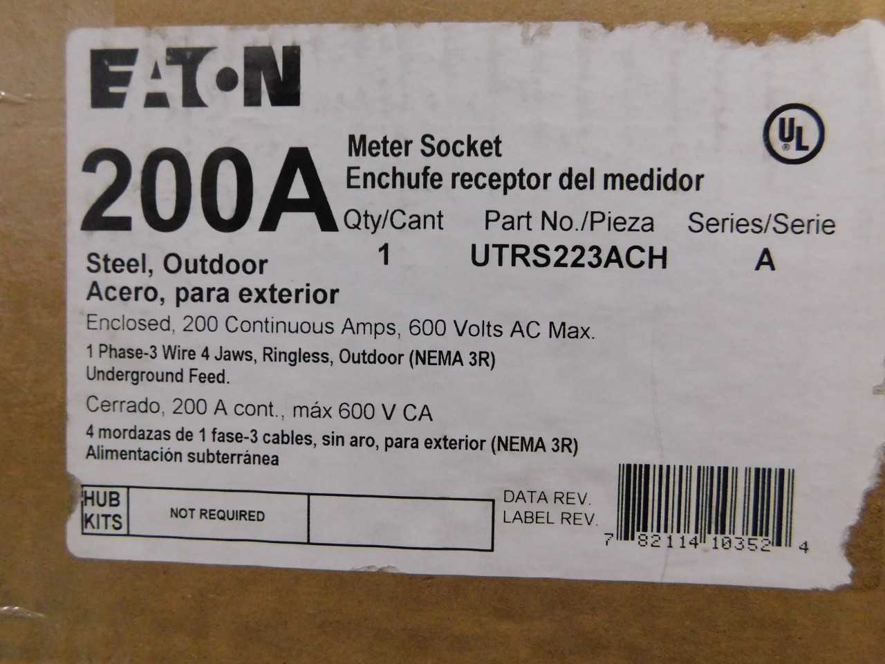 Lot of 2 Meter Sockets - ELECTRICAL COMPONENTS
