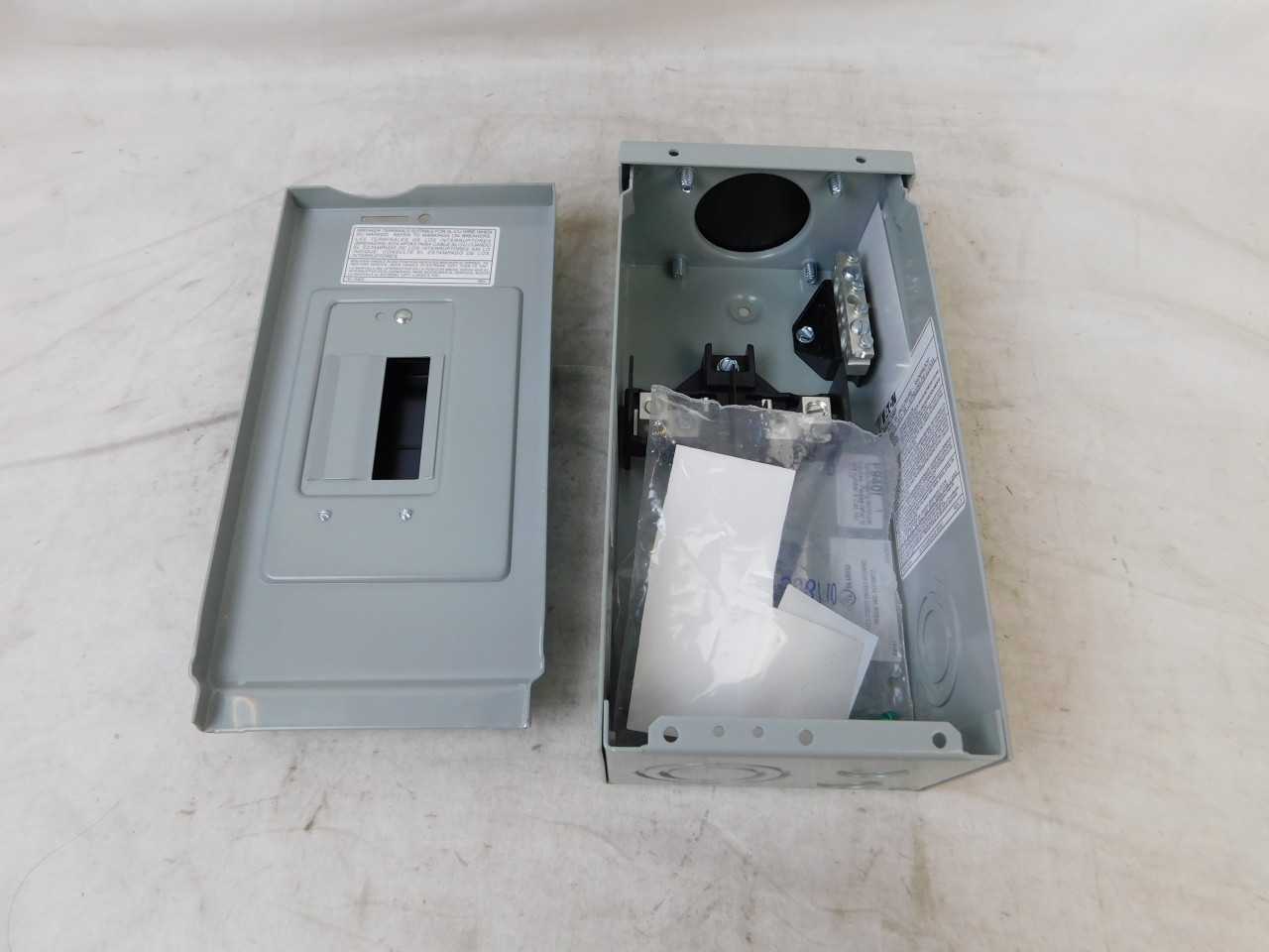 Quantity of 11 New Surplus Eaton BR24L70RP Main Lug Panel Type BR 70A 120-240V 1Ph 4Cir 2Sp NEMA 3R - ELECTRICAL COMPONENTS