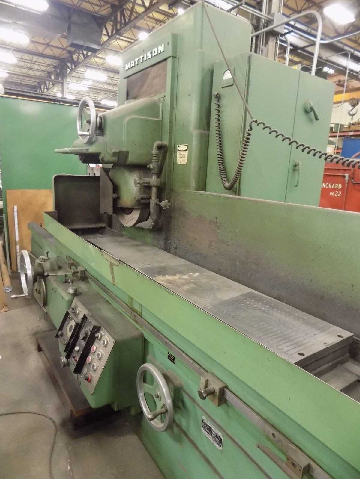Mattison 14” x 72” Surface Grinder- Wet Type with Magnetic Chuck | Video Avail - SURFACE GRINDERS