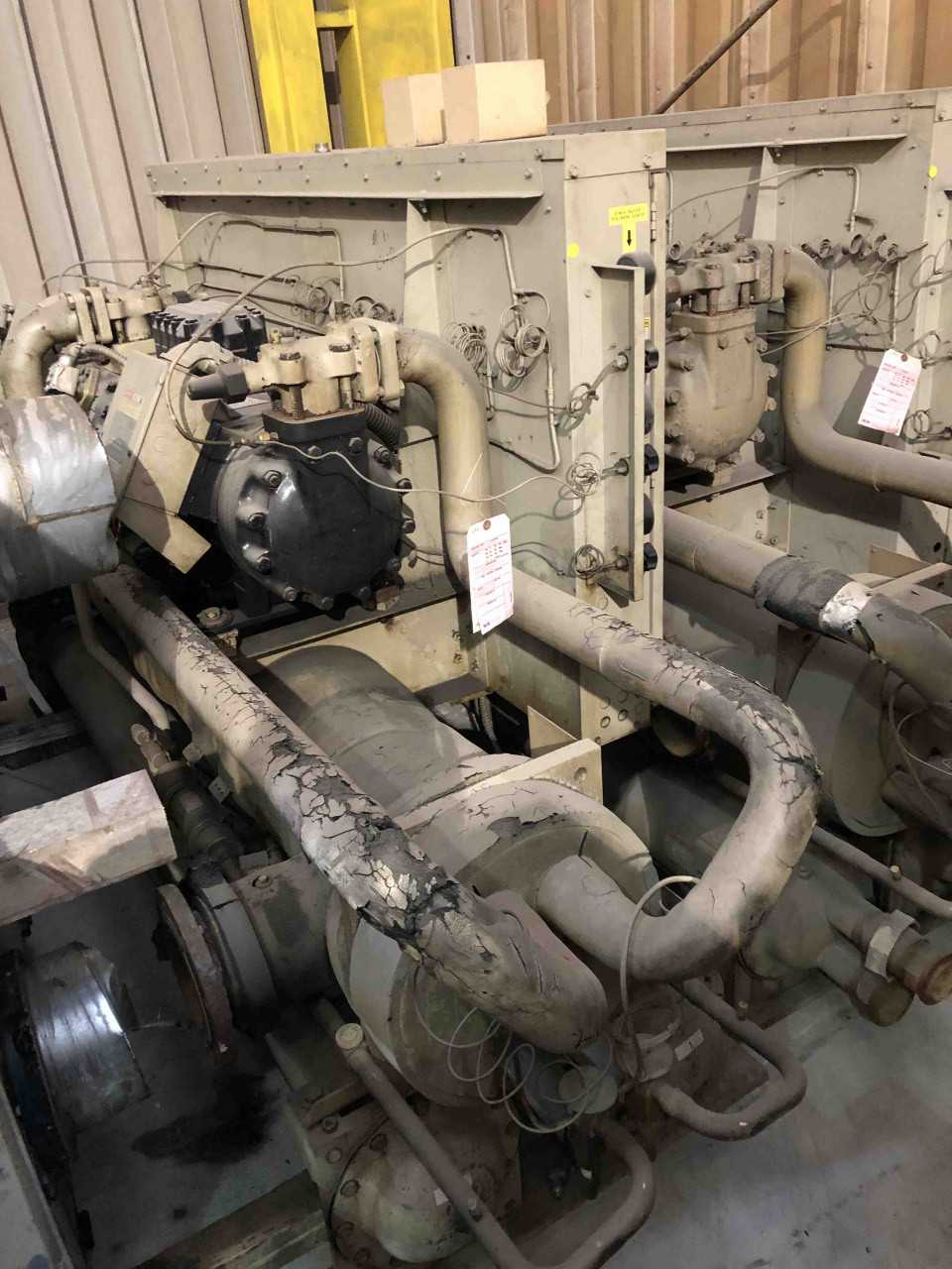 1994 Snyder General WHR080D-W Dual Compressor and Triple Tube Chiller - CONSTRUCTION