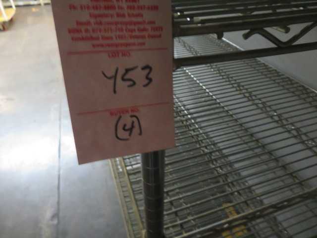 Racks on Wheels (4) Lot - MISCELLANEOUS