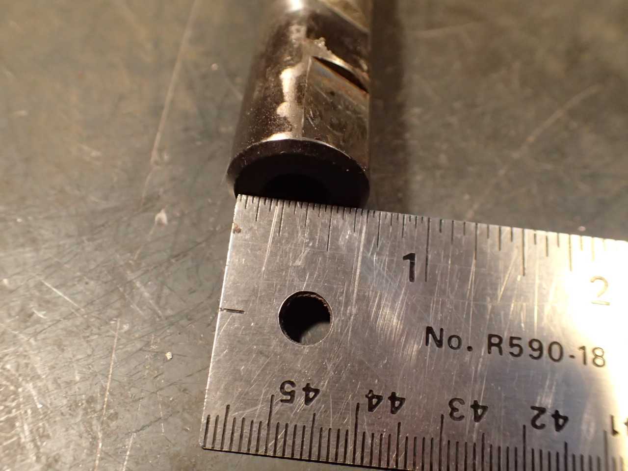 3/4" Non-Center Cutting Indexable Carbide End Mill: 3-3/8" OAL, 3/4" Dia Shank - MILLING TOOLS