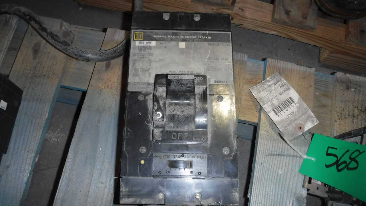 400 Amp Square-D Circuit Breaker - CIRCUIT BREAKERS