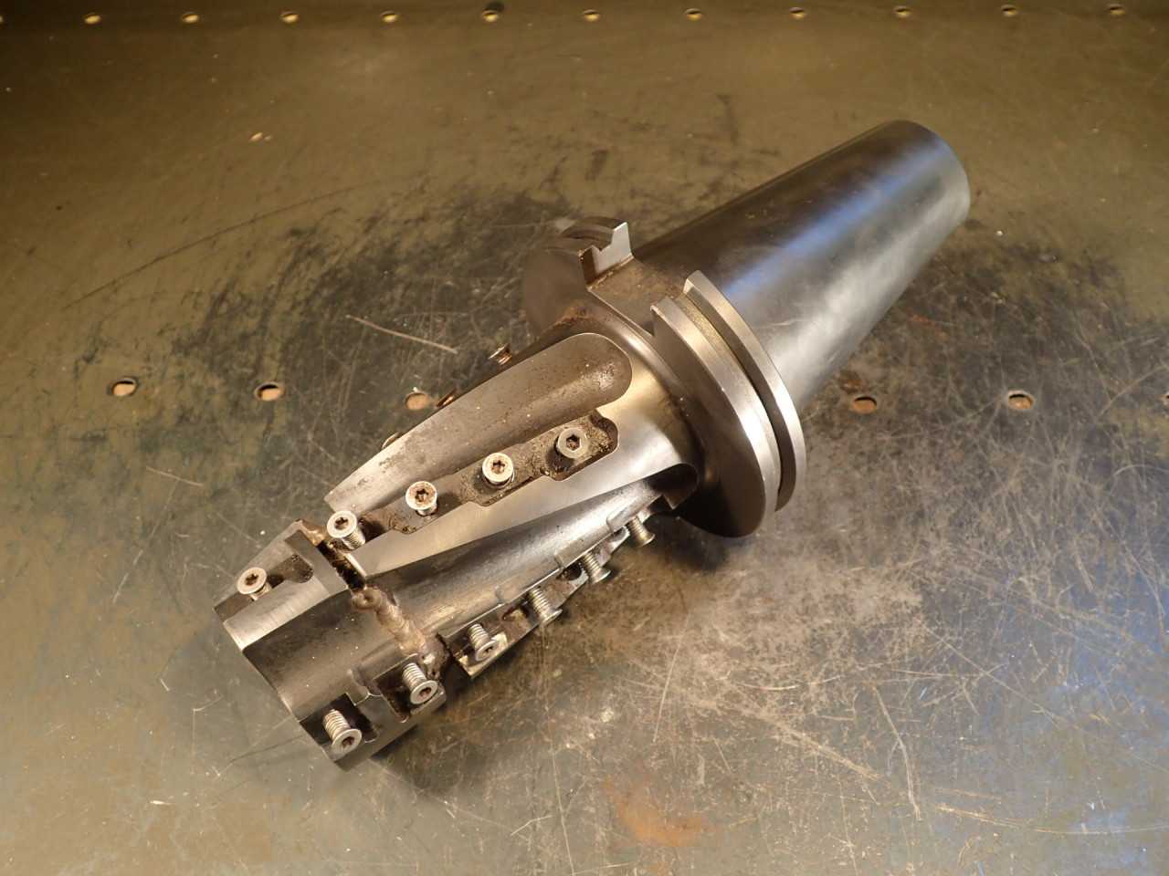 Ingersoll Max-I-Pex 26J4P2548R01 Indexable Carbide Shoulder Mill: 4" LOC, CAT-50 - MILLING TOOLS