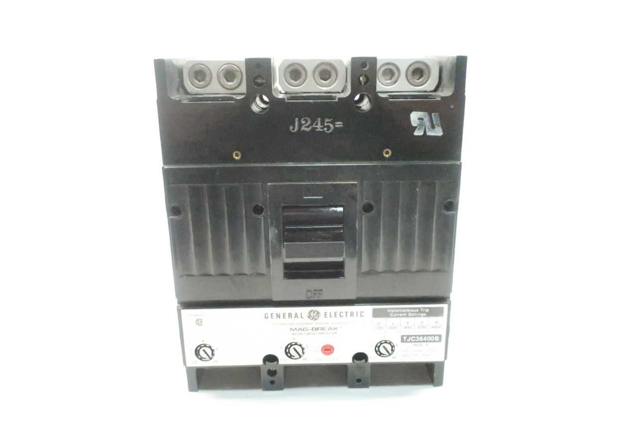 GE TJC36400B 3P 400A CIRCUIT BREAKER - CIRCUIT BREAKERS GE TJC36400B 3P 400A CIRCUIT BREAKER - CIRCUIT BREAKERS