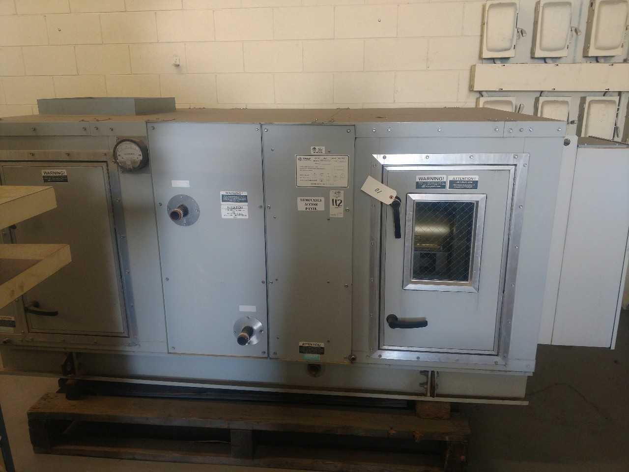 Team Unit # A A/C Cold Water Handler, S/N 080441-274-AH4-1 - PLANT & FACILITY EQUIPMENT