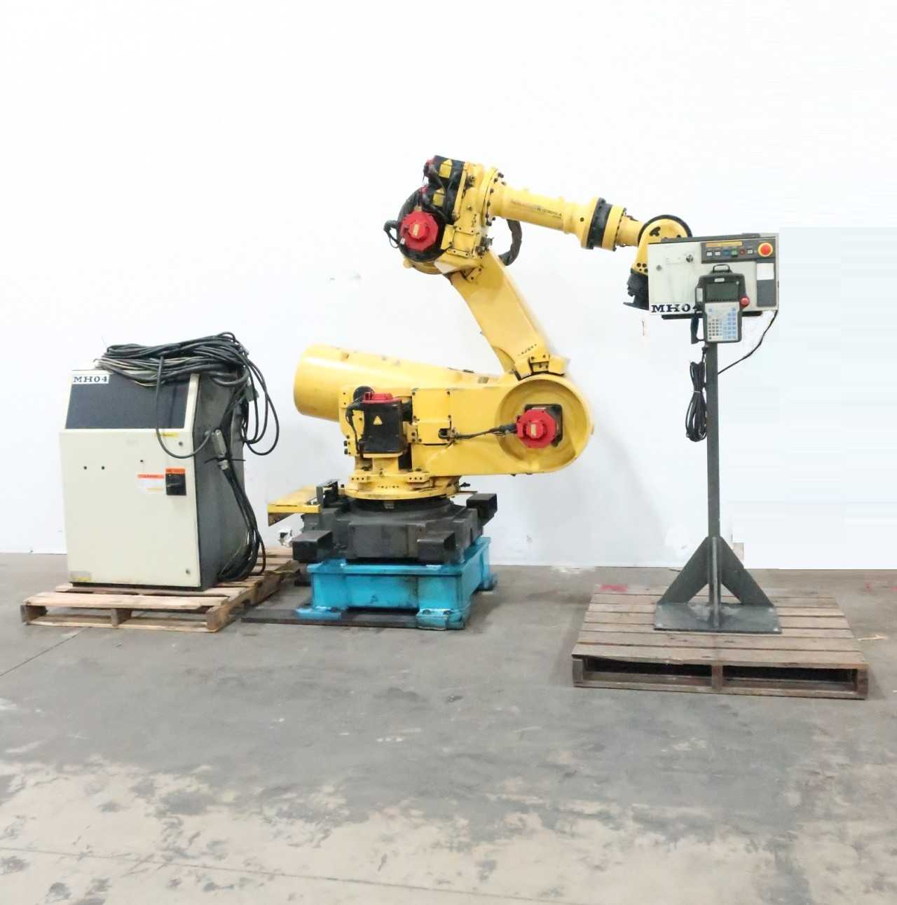FANUC R-2000IA200R ROBOT W/ R-J3IB CONTROLLER CABLES & PENDANT 200KG 480V-AC - INDUSTRIAL ROBOTS