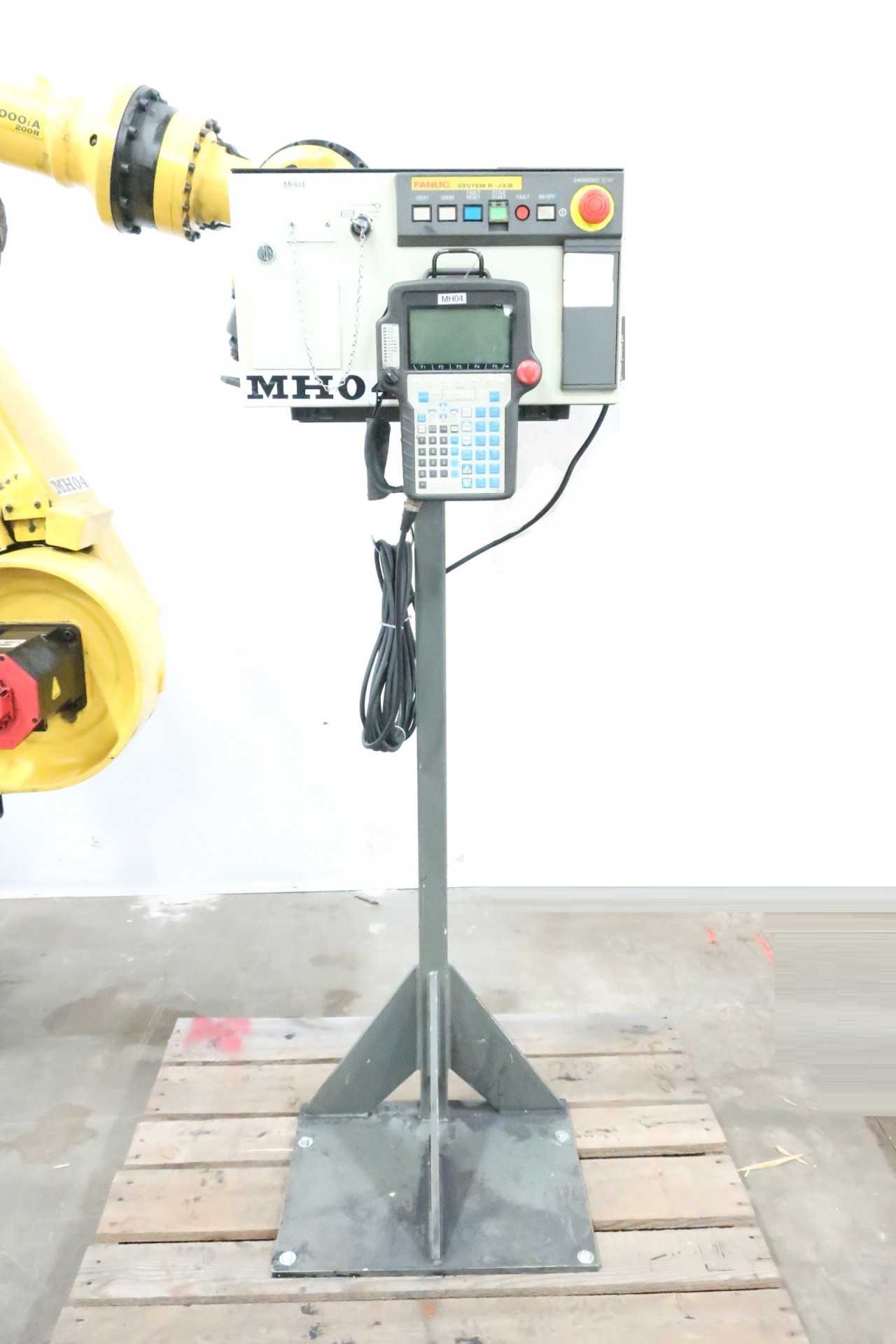 FANUC R-2000IA200R ROBOT W/ R-J3IB CONTROLLER CABLES & PENDANT 200KG 480V-AC - INDUSTRIAL ROBOTS