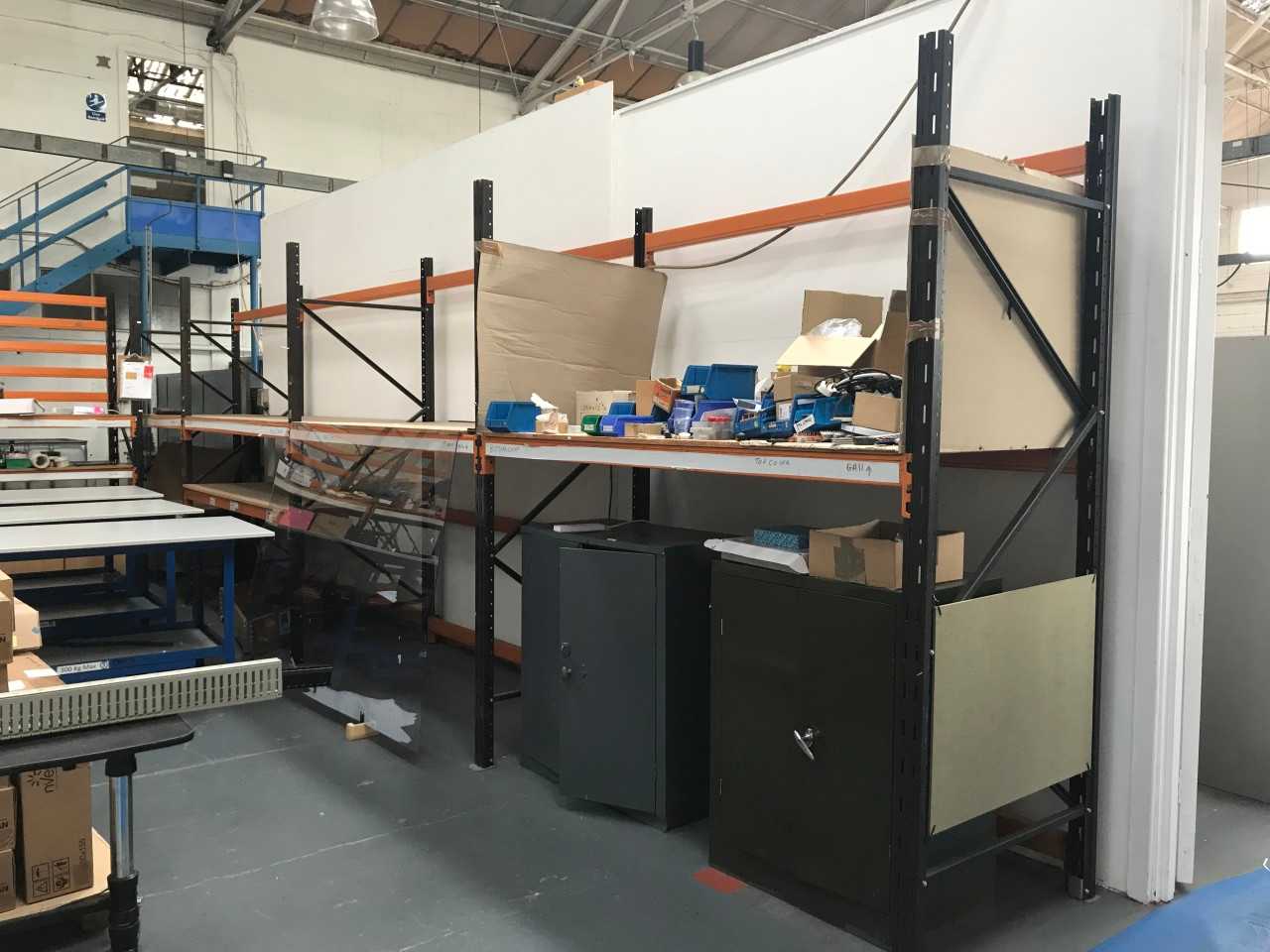 Metal Storage Shelving x10 - Contents Not Included - TOOL STORAGE