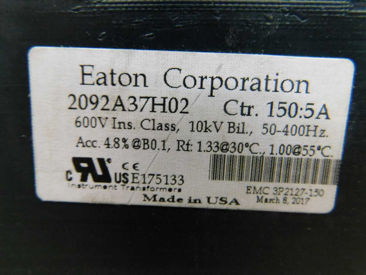 Lot of 5 Current Transformers - CONTROL TRANSFORMERS