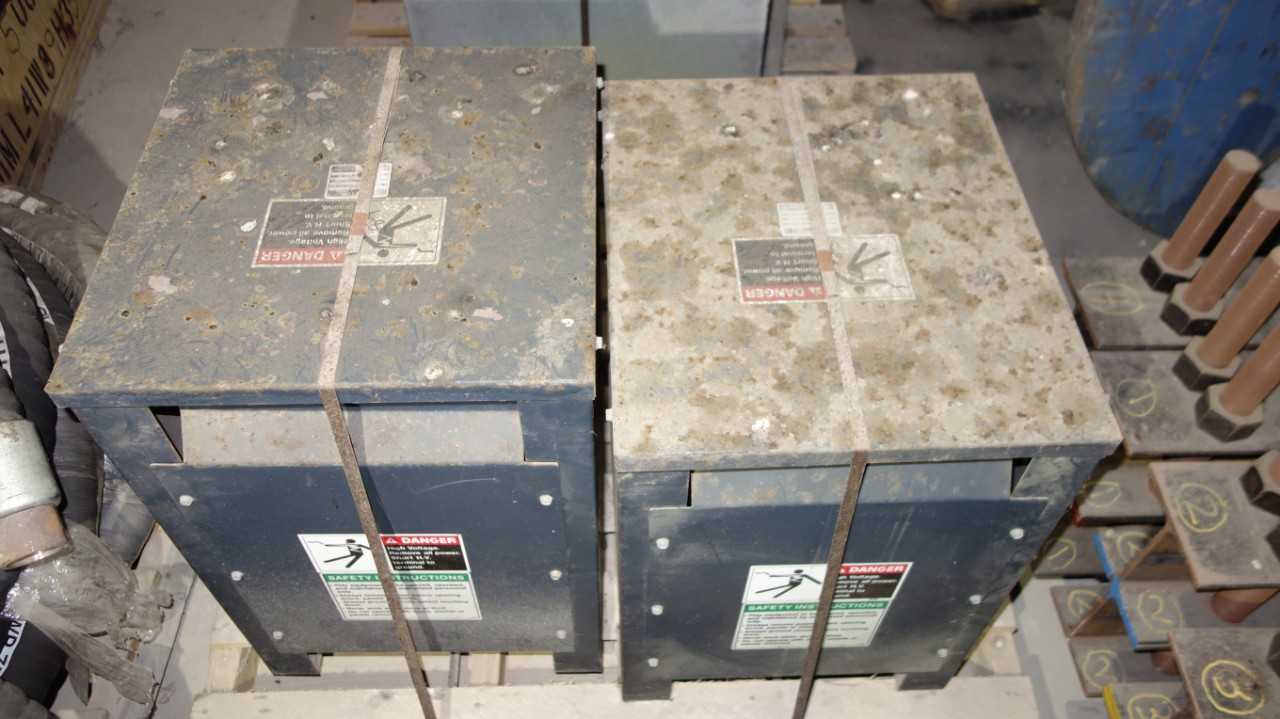 LOT OF 10 ASSORTED TRANSFORMER RECTIFIER, NWL 100A 2.5KV - CONTROL TRANSFORMERS
