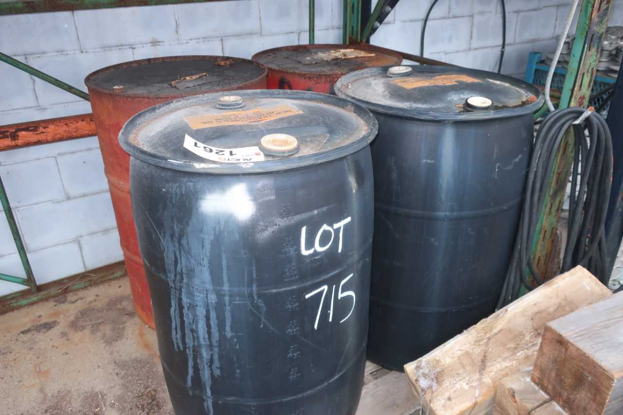 4 BARRELS OF TRANSFORMER OIL - CONTROL TRANSFORMERS