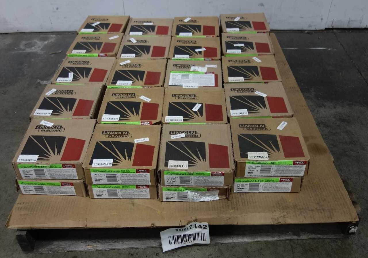 LOT OF LINCOLN SUPERARC ED034433 L-56 WELDING WIRE - WELDING EQUIPMENT