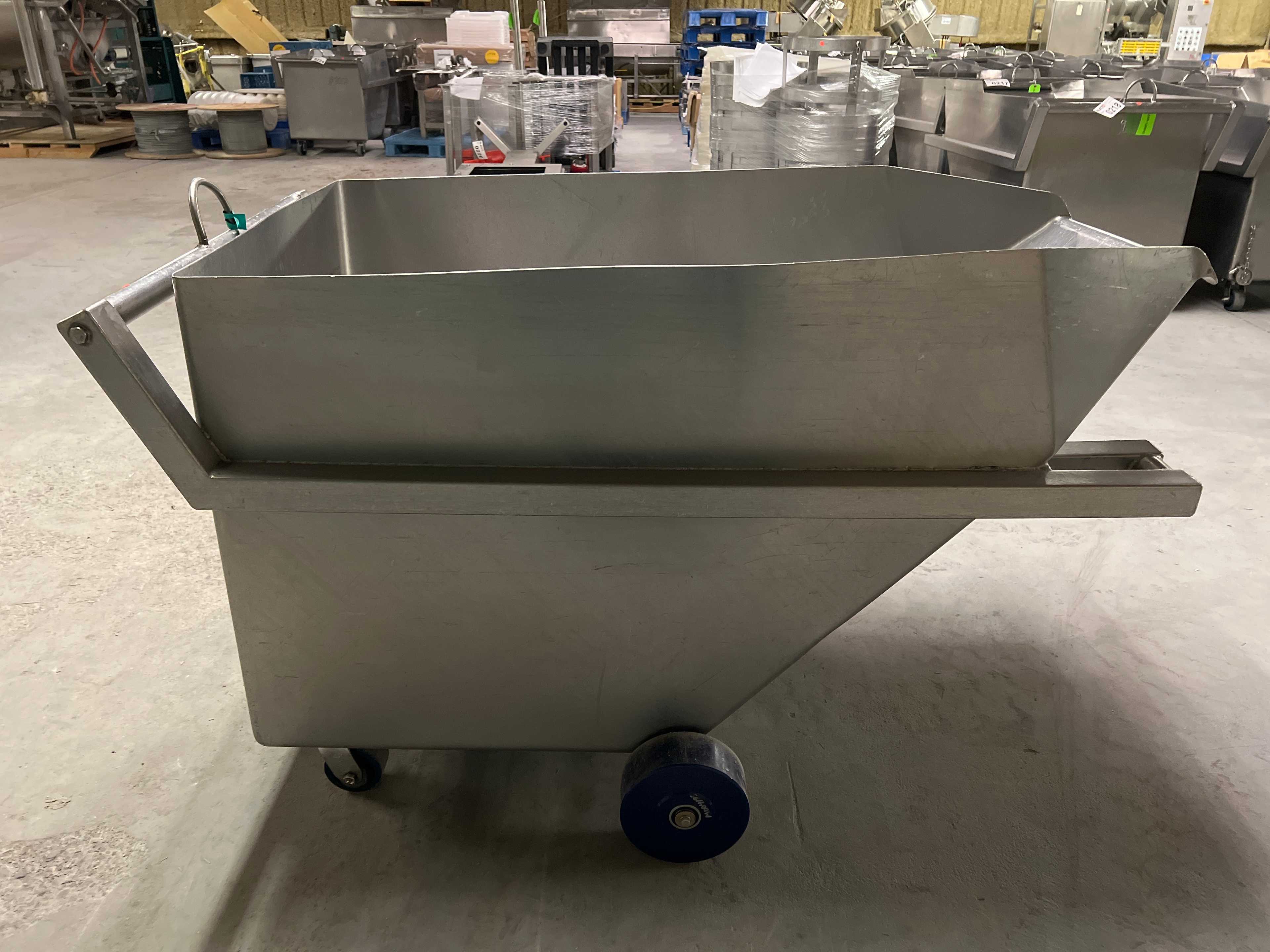 Stainless Steel Dump Cart Hopper