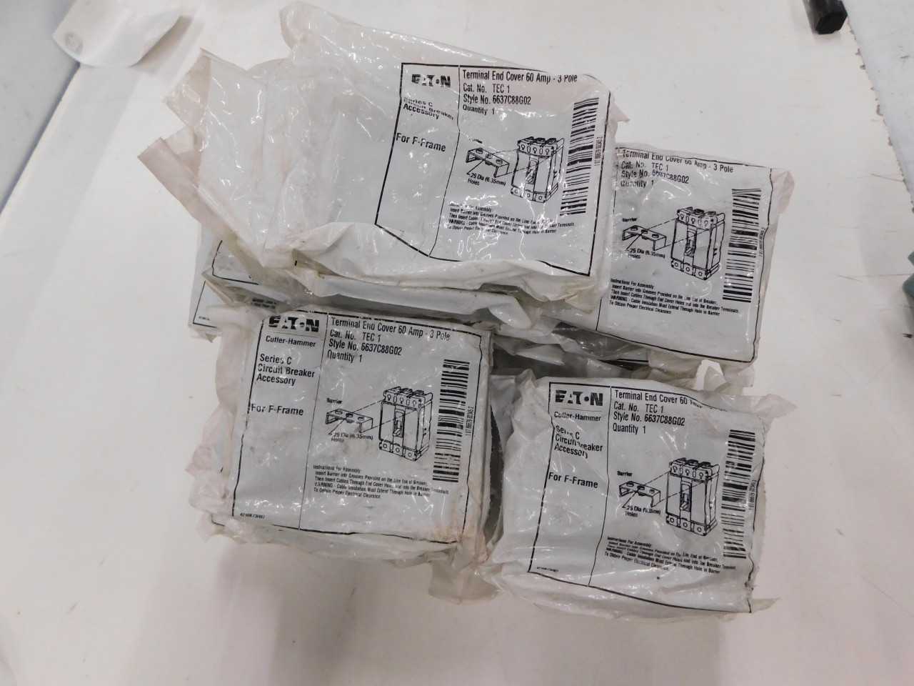 Lot of Quantity 35x TEC1 MCCB Accessories - CIRCUIT BREAKERS