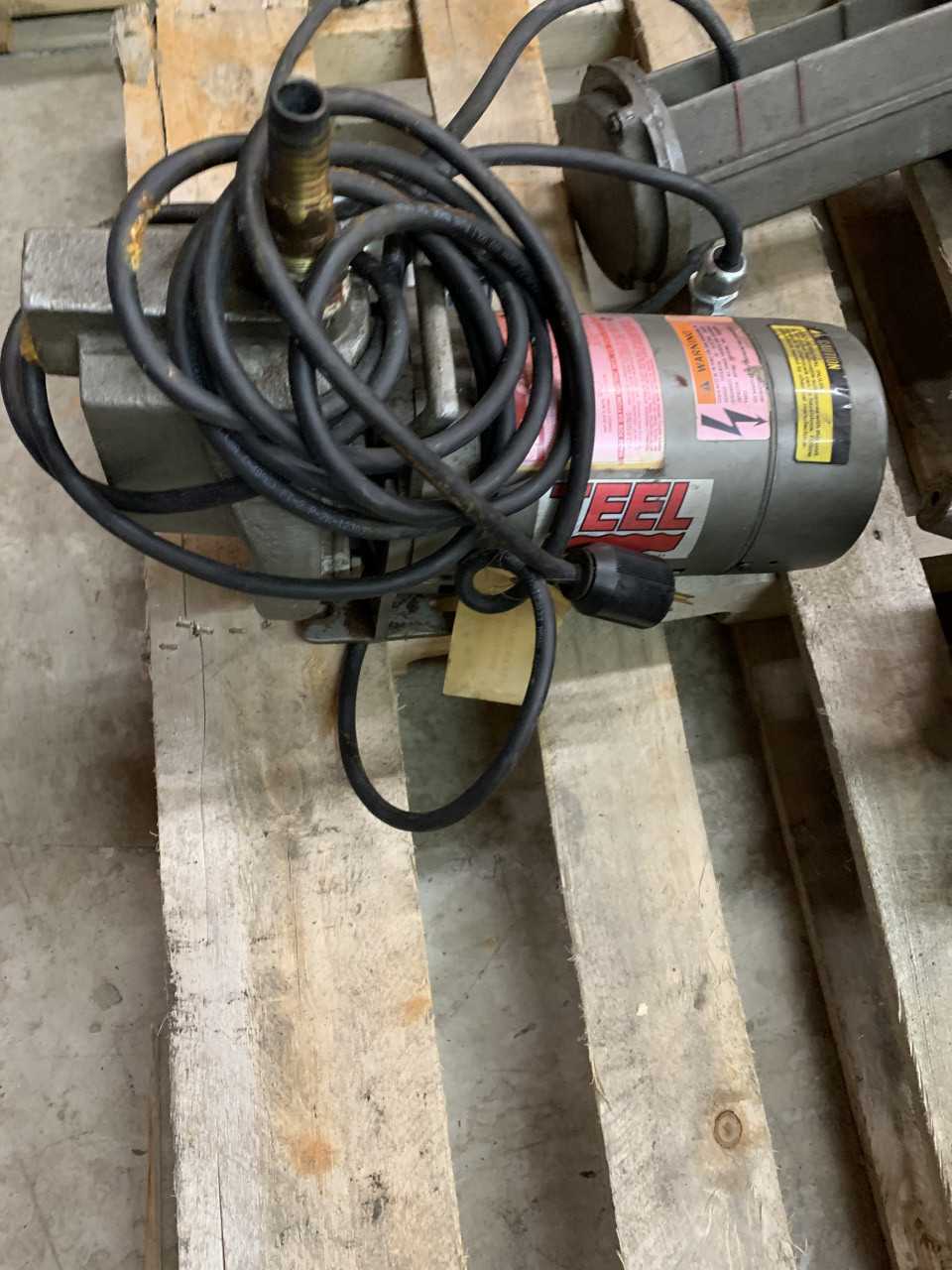 PALLET OF VARIOUS ELECTRIC MOTORS AND PUMPS BALDOR, GOULD, TEEL ETC. - ELECTRIC MOTORS