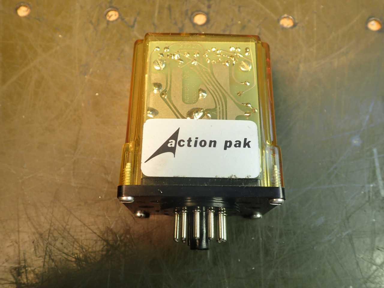 Action-Pak 1000-224 +/-100 mV DC Relay: DPDT Power 120 VAC 11-Pin Base - ELECTRICAL COMPONENTS