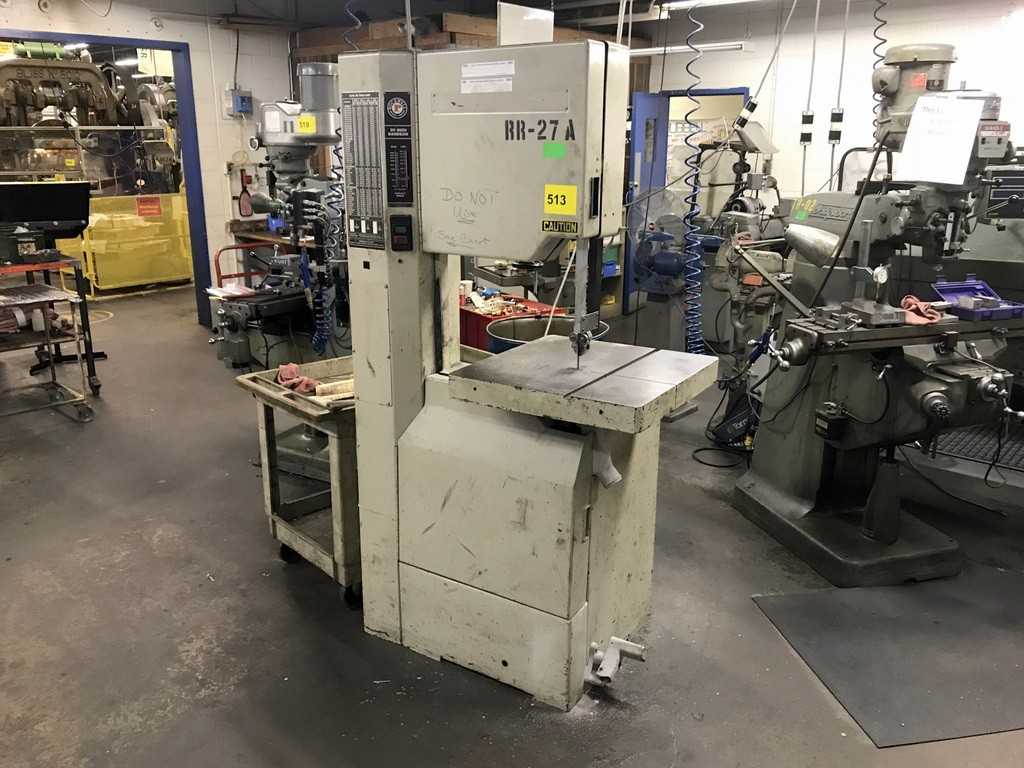 Rockwell Vertical Band Saw - METAL SAWS